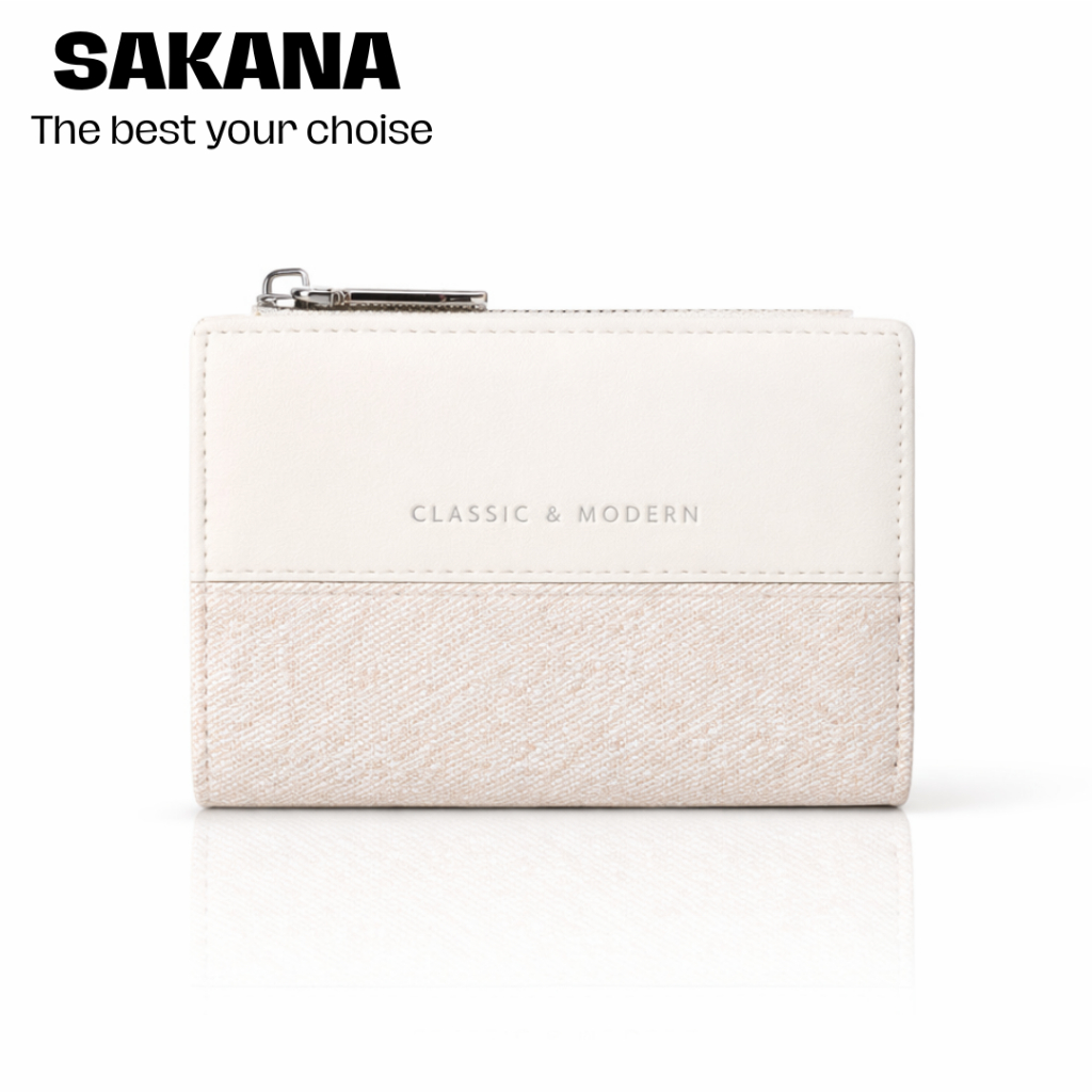 Ví Nữ Cầm Tay TAILIAN Hàn Quốc – Ví Đựng Tiền Thẻ Nhiều Ngăn Tiện Lợi T041