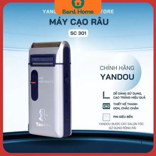 May cạo râu YANDO BaniHome pin sạc một lần dùng 3 tháng, cạo khô sạch nhanh mà không đau rát