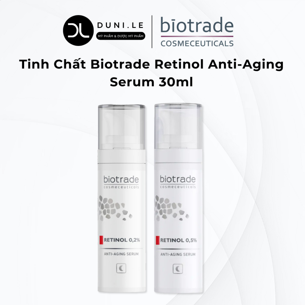 Serum Retinol Biotrade Anti-Age Serum Retinol 0.2% & 0.5% Tái Tạo Da Ít Kích Ứng | Duni Le Cosmetics