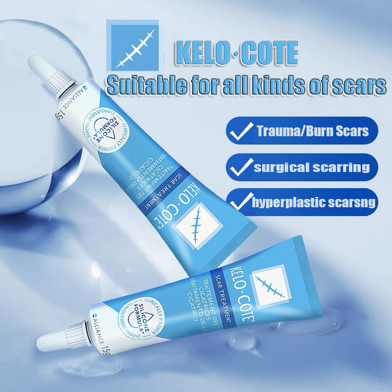 Kem giảm sẹo Kelo Cote giảm sẹo lồi, sẹo phẫu thuật, sẹo lâu năm Kelo-Cote Silicone Scar Gel 15g