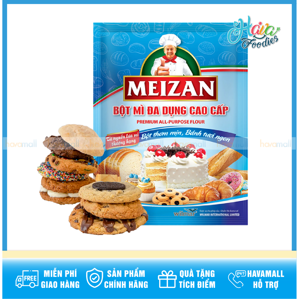 Bột Mì Đa Dụng Số 11 Meizan 1kg – Premium All-Purpose Flour Meizan
