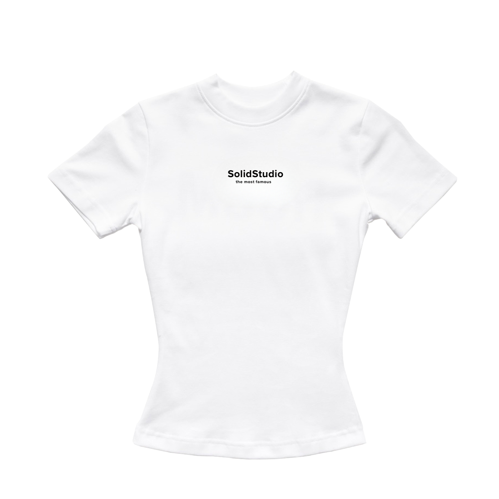 Áo Thun Nữ Ôm Body In Logo SolidStu Local Brand Nữ Oversize - TS37 | BigBuy360 - bigbuy360.vn