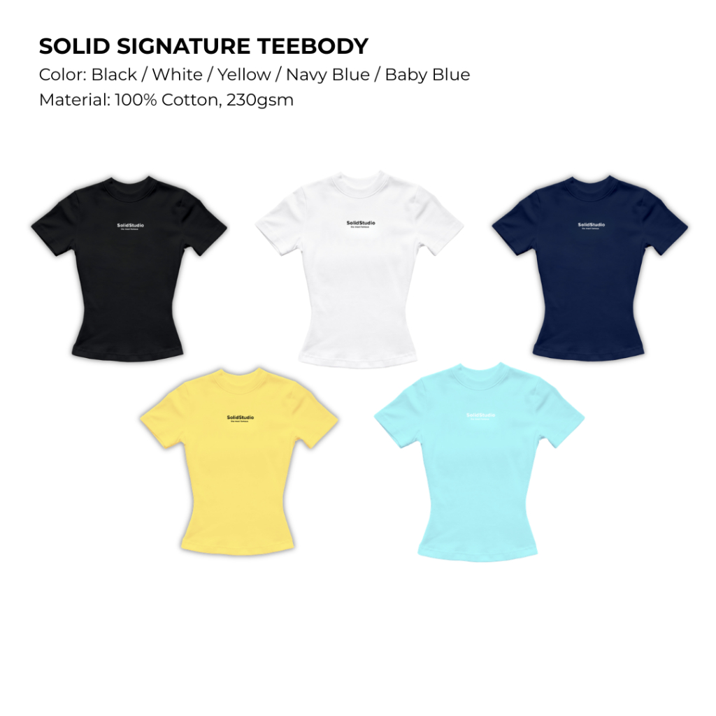 Áo Thun Nữ Ôm Body In Logo SolidStu Local Brand Nữ Oversize - TS37 | BigBuy360 - bigbuy360.vn