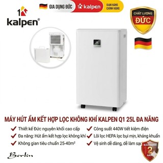 (KALPEN CHÍNH HÃNG) Máy hút ẩm kết hợp lọc không khí Kalpen Q1 25L