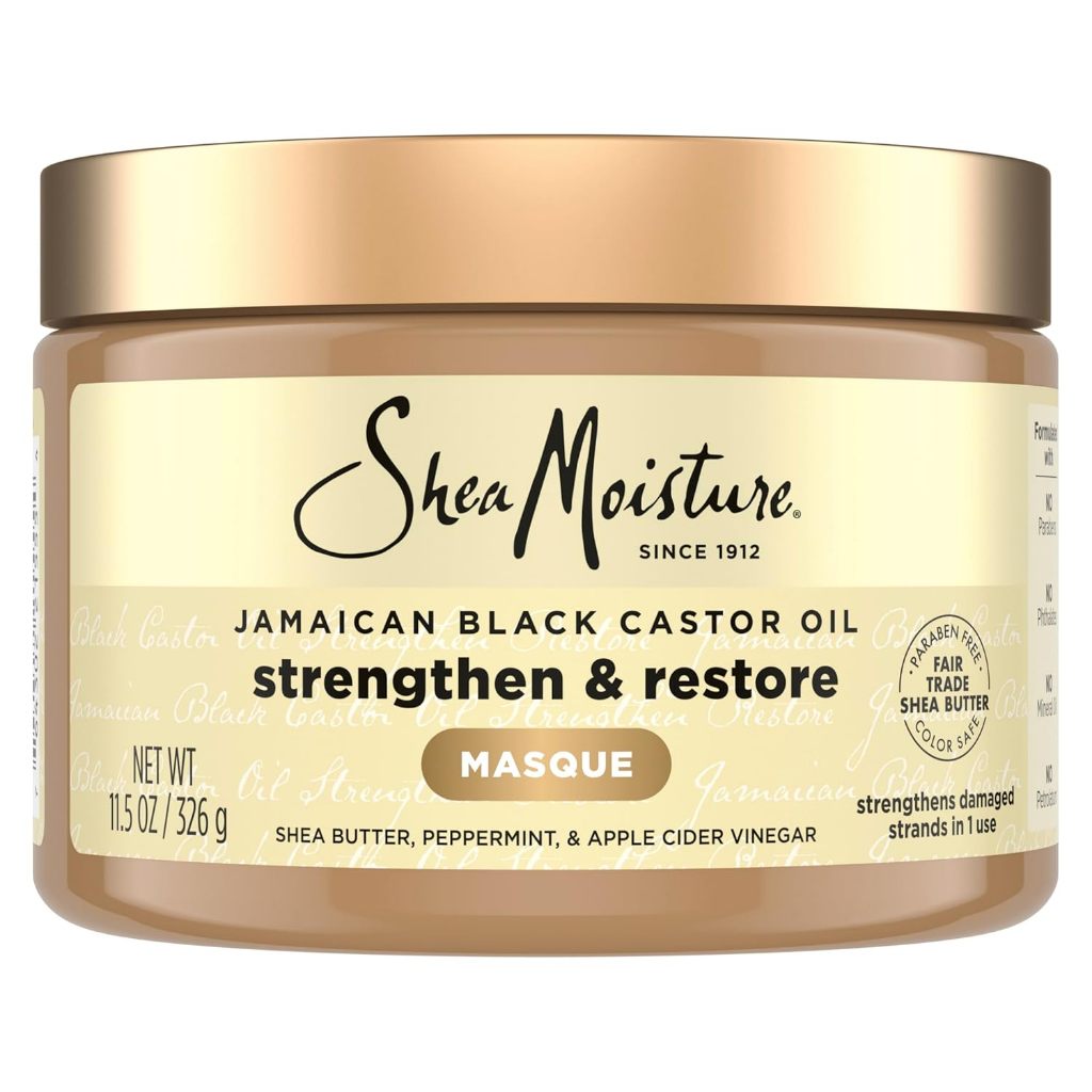 Kem Ủ Tóc SheaMoisture Shea Moisture Jamaican Black Castor Oil Phục Hồi Tóc Khô Xơ Hư Tổn