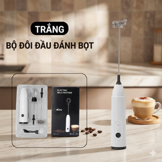 Máy Đánh Bọt Cà Phê Cầm Tay Sạc Type-C 3 Tốc Độ – Tạo Bọt Sữa Mịn, Inox 304 Cao Cấp