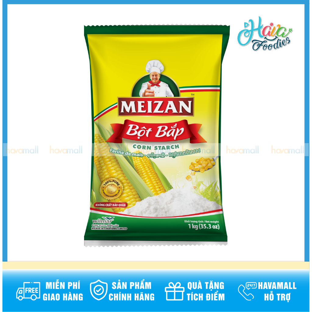 Bột Bắp Meizan Nguyên Chất 1kg – Meizan Corn Starch