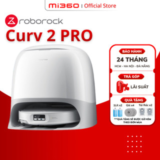 Robot hút bụi lau nhà Roborock Qrevo Curv 2 Pro - Lực hút khủng 25000Pa - Bản Quốc Tế