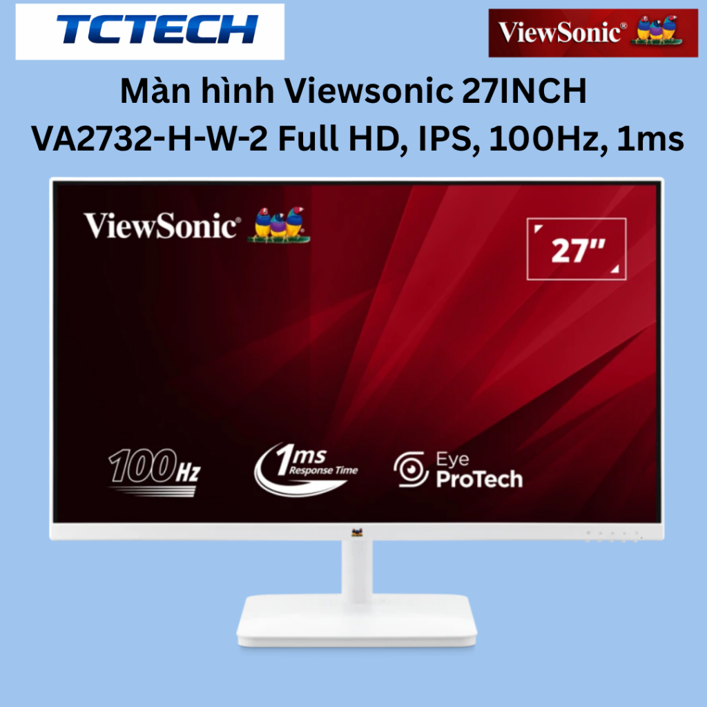 MÀN HÌNH MÁY TÍNH ViewSonic VA2732-H-2 27” Full HD 100Hz IPS Monitor with Fast 1ms Response Time Chính Hãng | BigBuy360 - bigbuy360.vn