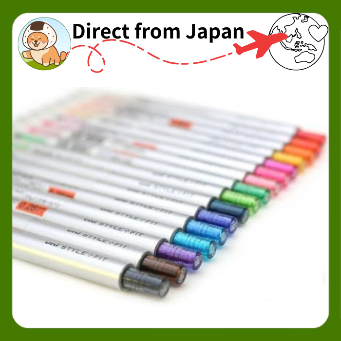 uni Style Fit Knock Gel Ink Ballpoint Pen 0.28mm ( Black / Blue Black / Light Blue / Sky Blue / Lime