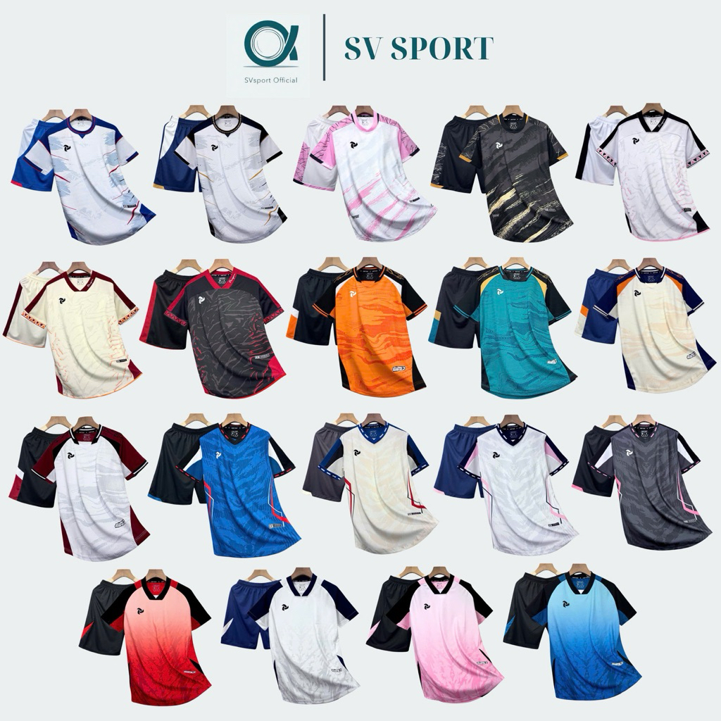 Đồ Đá Banh Mới Nhất 2024 V2 Logo thêu - Vải thun lạnh cao cấp