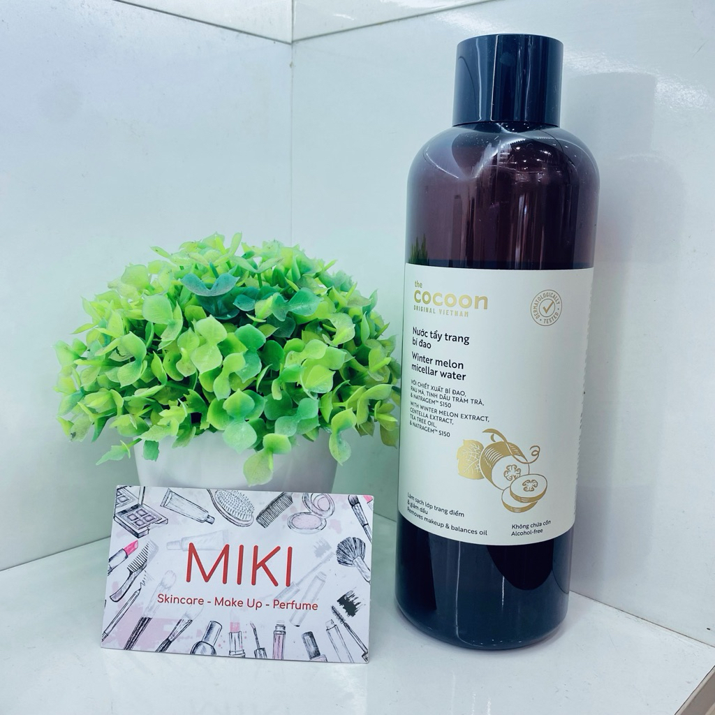 Nước tẩy trang bí đao The Cocoon #500ml da dầu và  nhạy cảm.