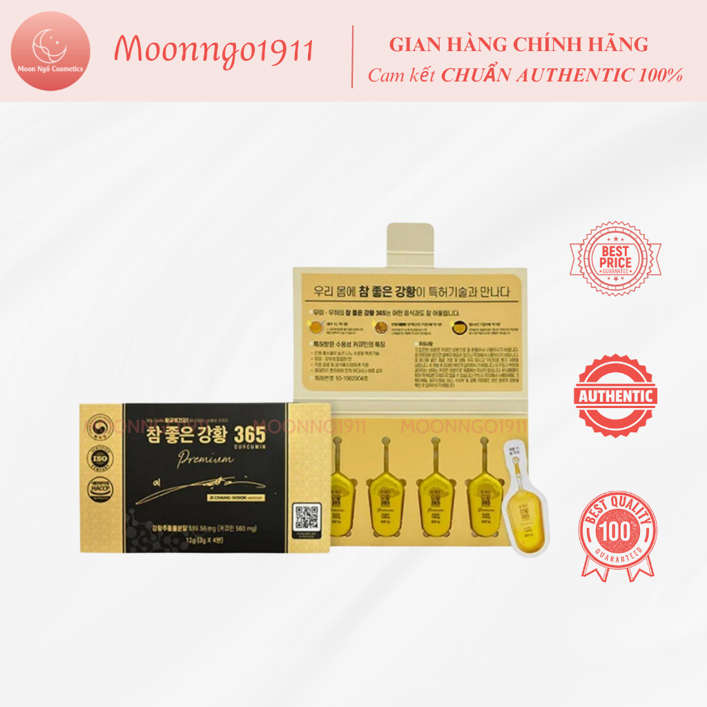 Tinh Chất Nghệ Nano 365 Curcumin Hàn Quốc (Hộp 32 tép)