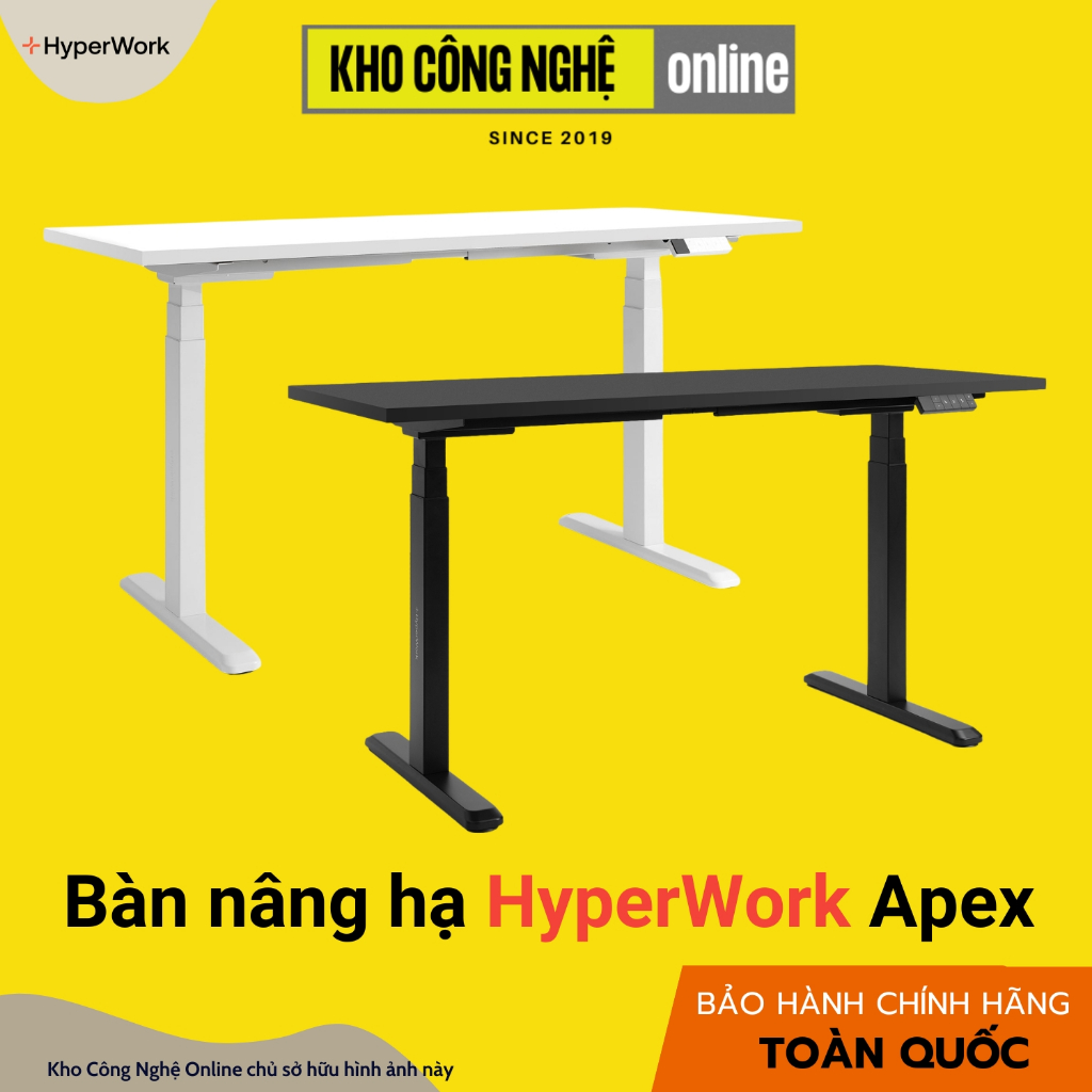 Bàn nâng hạ HyperWork Apex DP02 - Hàng Chính Hãng