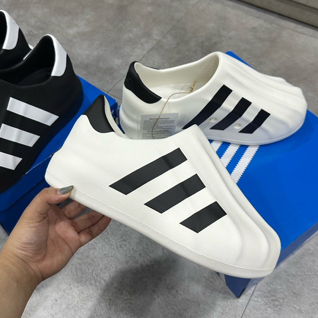 GIÀY SỤC ADJFOM Trắng/Đen Super,star - FULL BOX TAG HQ8750 - CHÍNH HÃNG - SẴN SHIP HOẢ TỐC