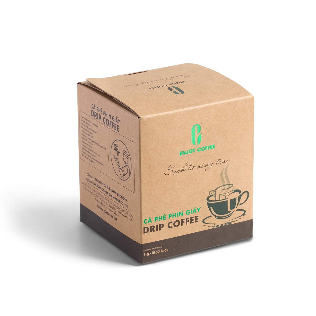 Cà phê túi lọc phin giấy Enjoy Coffee