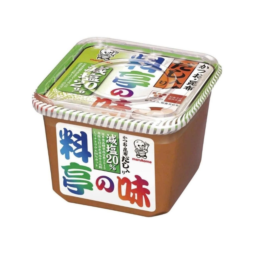 Tương Miso giảm 20% muối Dashi Marukome 375g