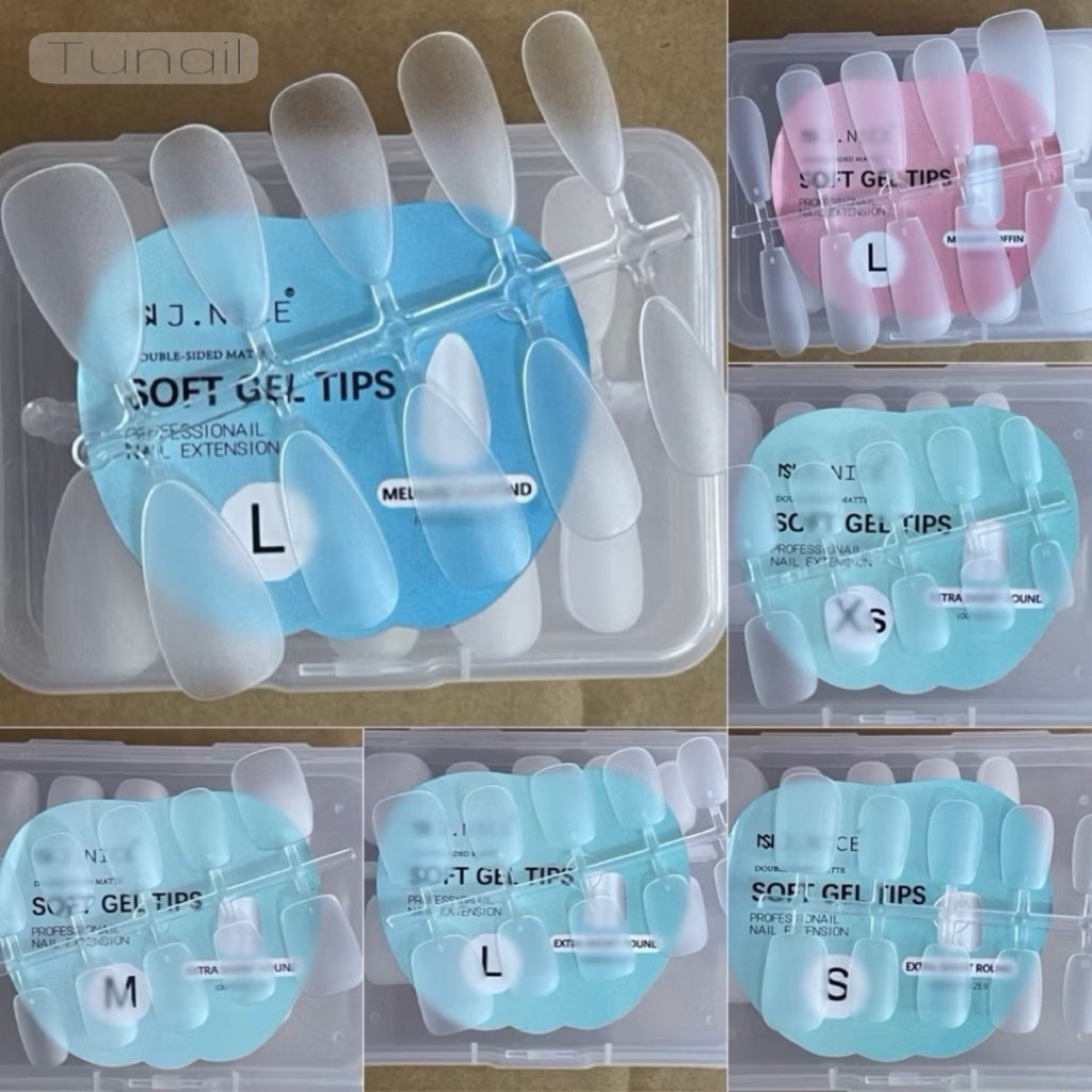 Móng Úp Nailbox Nhám Sẵn Nice - Xingme Hộp 100C Chia Size S,M Đủ Phom Chất Mỏng Dẻo Ôm Phom Không Gã