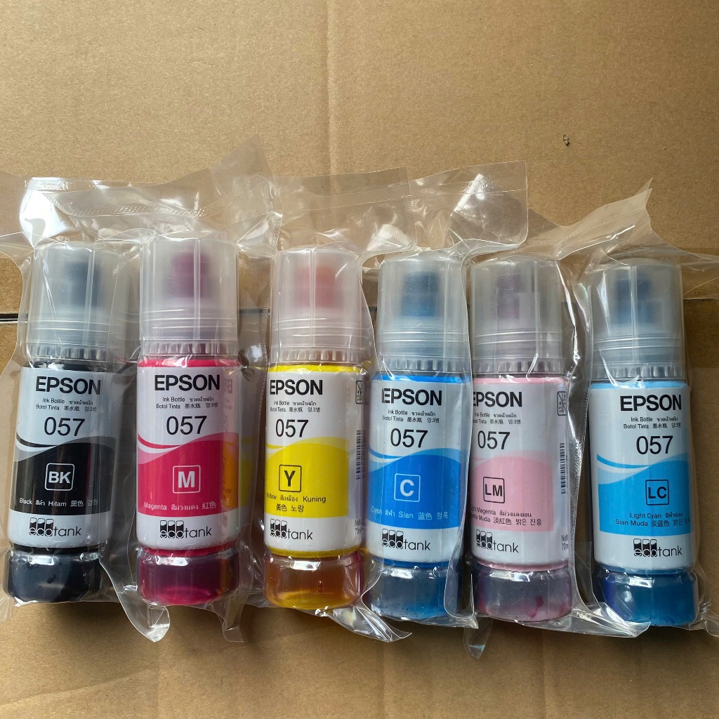 Mực màu 057 máy in Epson L8050/ Epson L18050 mã 057 ecotank, Xịn