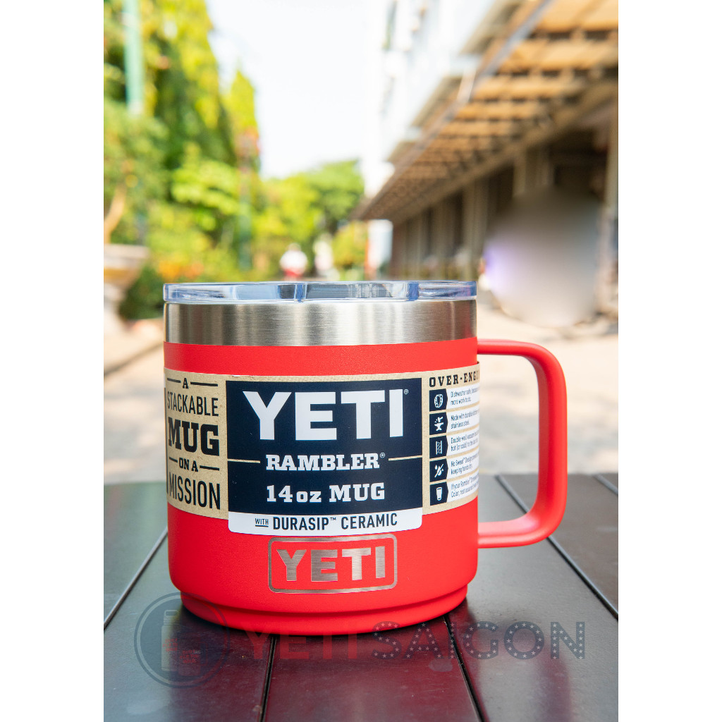 [YETI SAIGON] Ly Cốc Giữ Nhiệt Cao Cấp YETI MUG 14oz - 10oz - Nhập Khẩu Từ Mỹ - Nắp Nam Châm Magslid