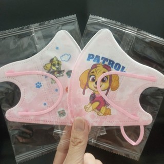 Set 10 cái khẩu trang trẻ em paw patrol họa tiết chó cứu hộ dễ thương, mềm mịn, thoáng khí, bé đeo thích mê PK312