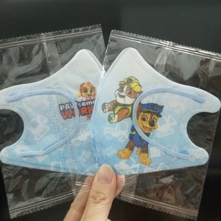 Set 10 cái khẩu trang trẻ em paw patrol họa tiết chó cứu hộ dễ thương, mềm mịn, thoáng khí, bé đeo thích mê PK312