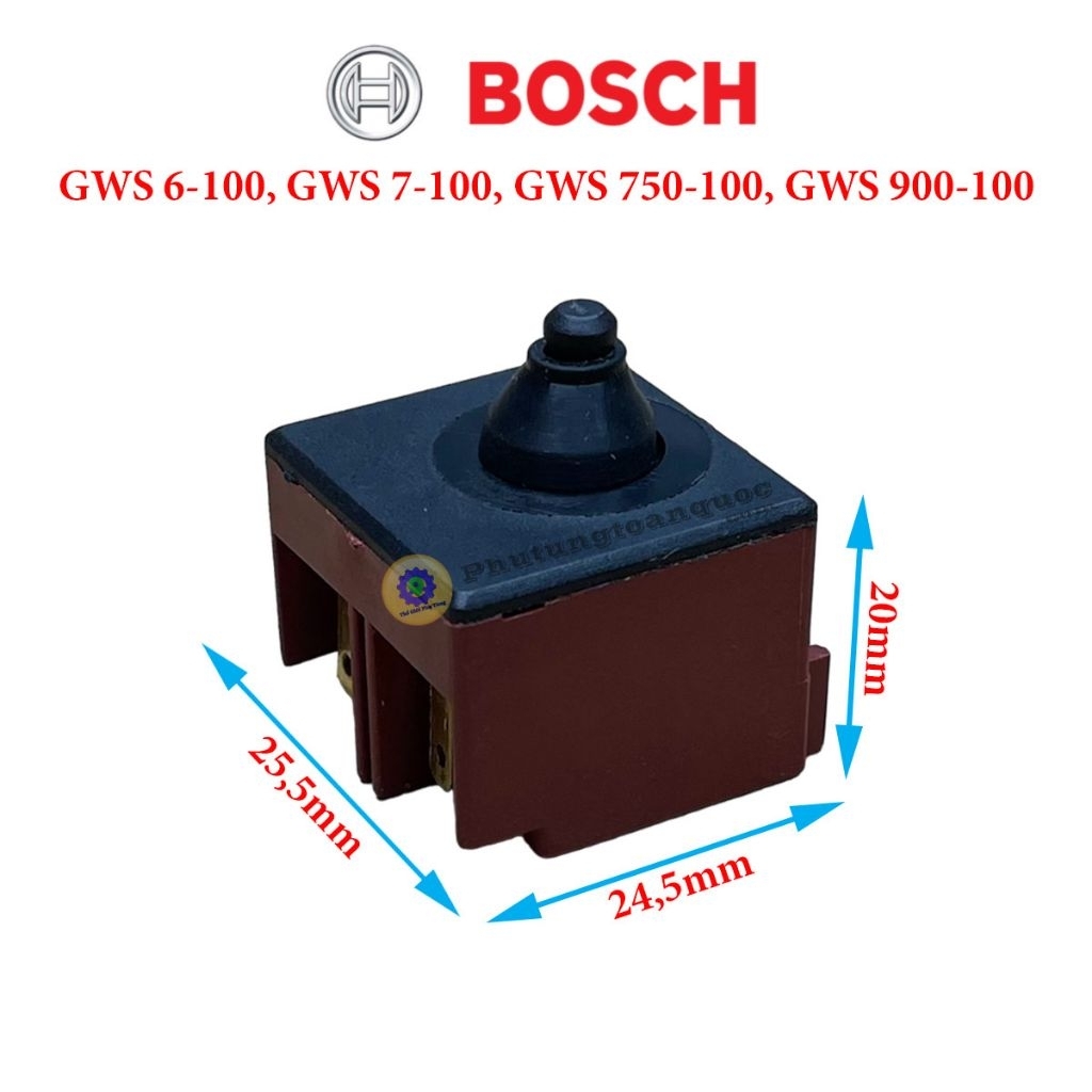 Công Tắc Máy Mài Bosch GWS 6-100, GWS 7-100, GWS 750-100, GWS 900-100