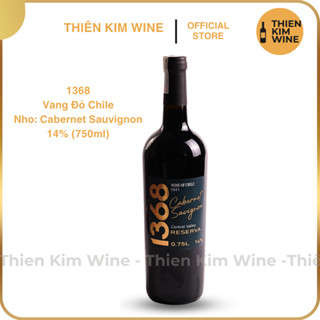 [Chính Hãng] - Rượu Vang Đỏ Chile 1368 - 750 ml (14%)