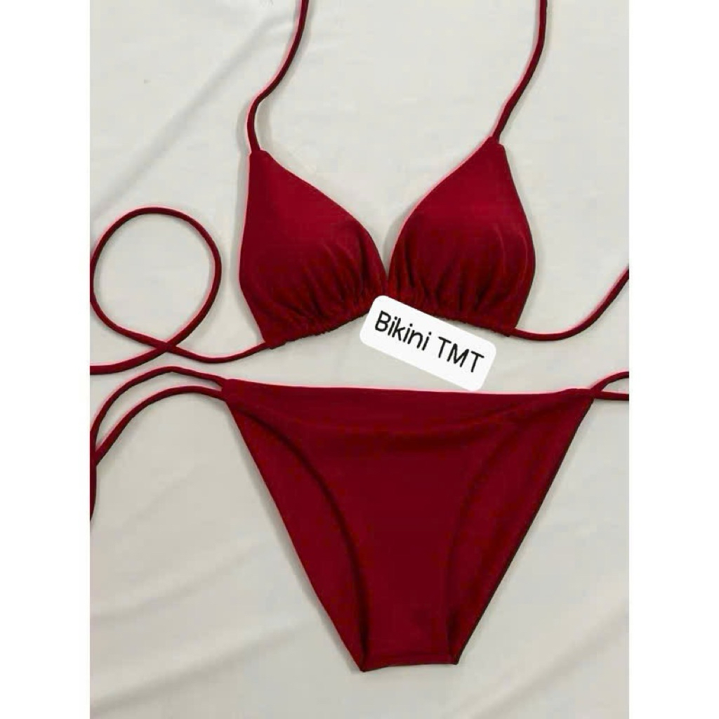 BiKiNi 2 mảnh tam giác basic dây dài tự do tạo kiểu [Bộ Sưu Tập Bikini] | BigBuy360 - bigbuy360.vn
