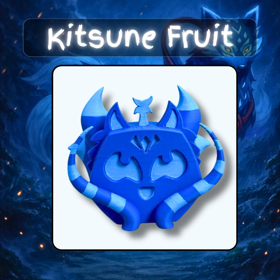 Mô Hình Nhân Vật Trái Quỷ Kitsune Fruit Khổng Lồ - Blox Fruits (Tặng Thẻ Bài Ngẫu Nhiên)