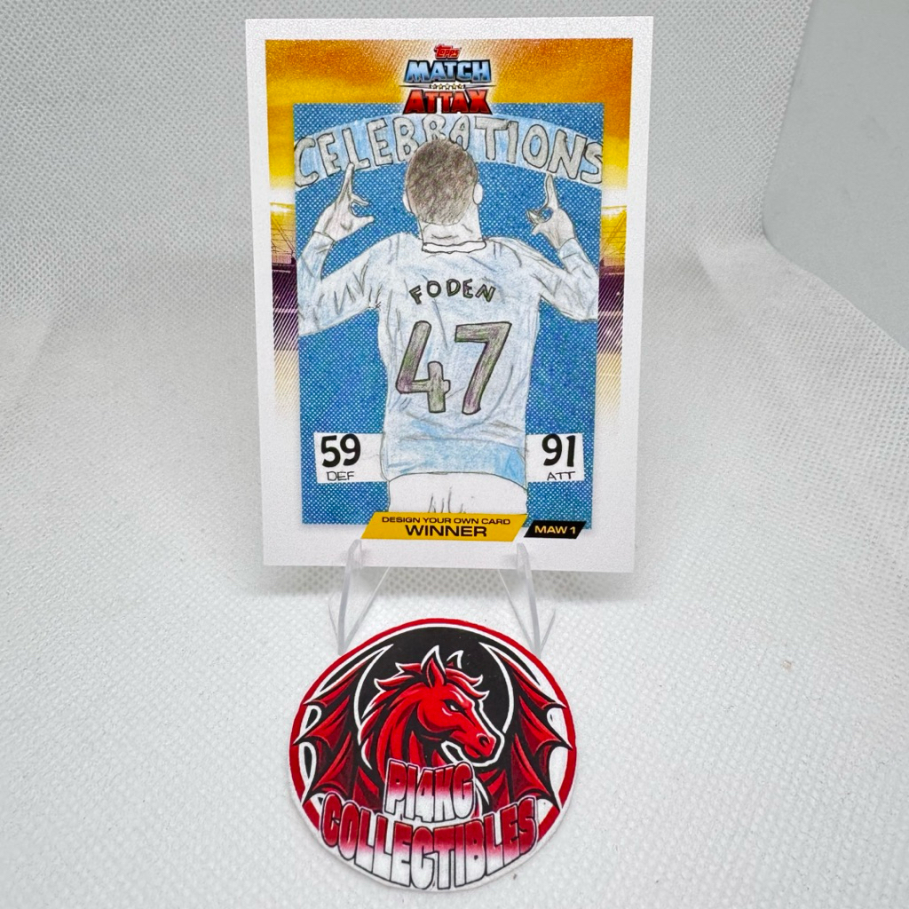 [EXCLUSIVE] Thẻ cầu thủ Foden Topps Match Attax Card Winner 2025/26 (Tặng thẻ ngẫu nhiên + toploader