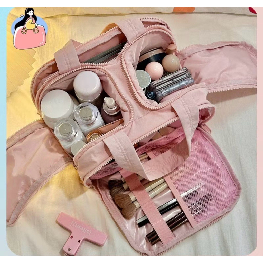 Pass túi đựng đồ mekup du lịch 95% new