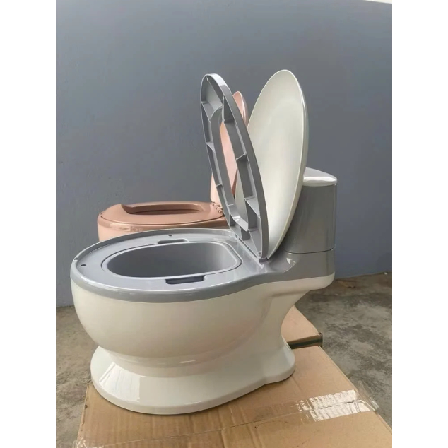 ( tổng kho ) bô đi vệ sinh cho bé mô phỏng toilet người lớn, Toilet cho bé, bồn cầu mini cho bé đi v