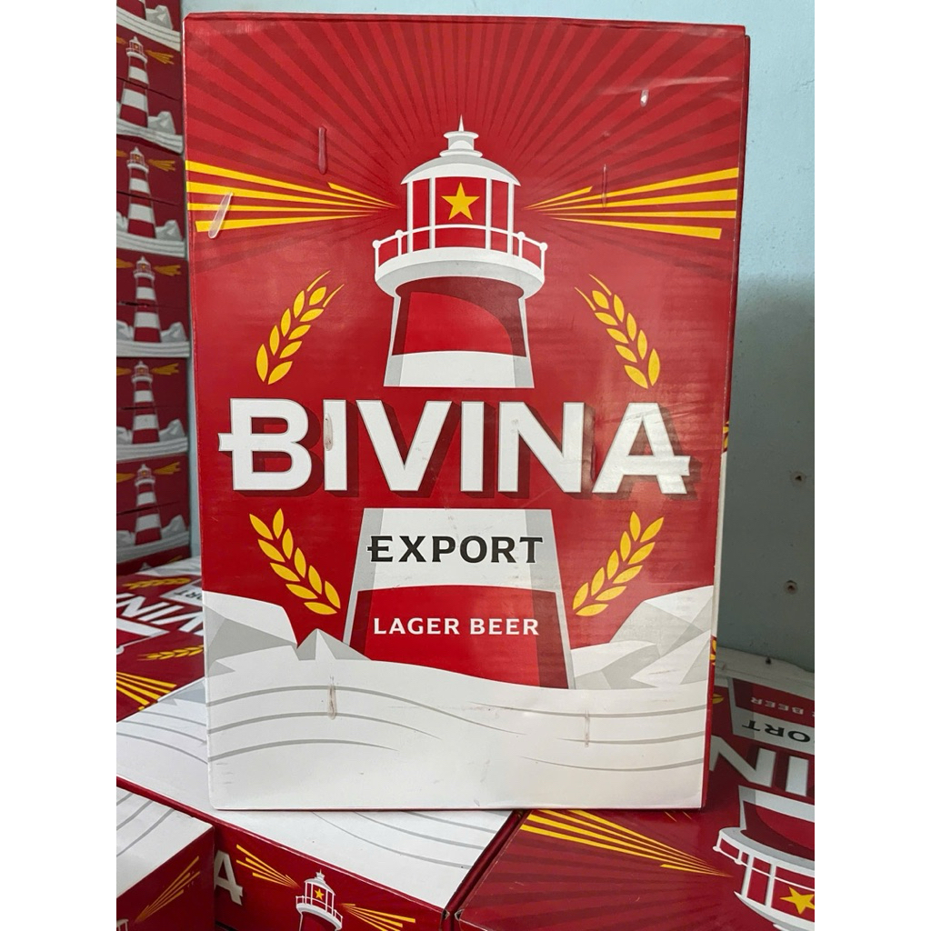 Thùng 24 Lon Bia Bivina Export 330ml