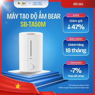 💧 Máy Tạo Độ Ẩm Bear 5L SB-TA50M 🌫️ Phun Mạnh – Kháng Khuẩn – Dùng 30H – Chính Hãng