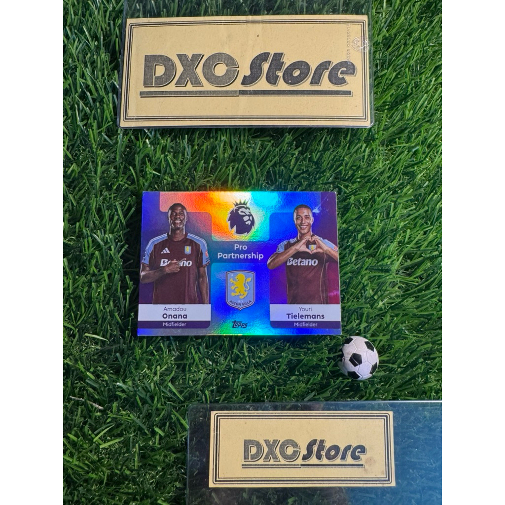 [ CHÍNH HÃNG ] - PRO PARTNERSHIP - TOPPS PREMIER LEAGUE 2026 - AMADOU ONANA & YOURI TIELEMANS (ASTON