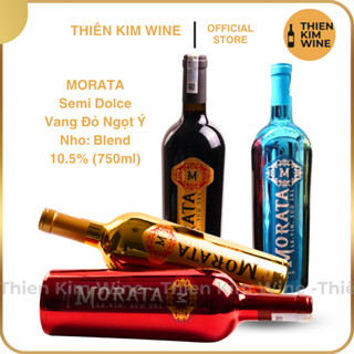 [Chính Hãng] - Rượu Vang Đỏ Ngọt Ý Morata Semi Wine - 750ml (10,5%)