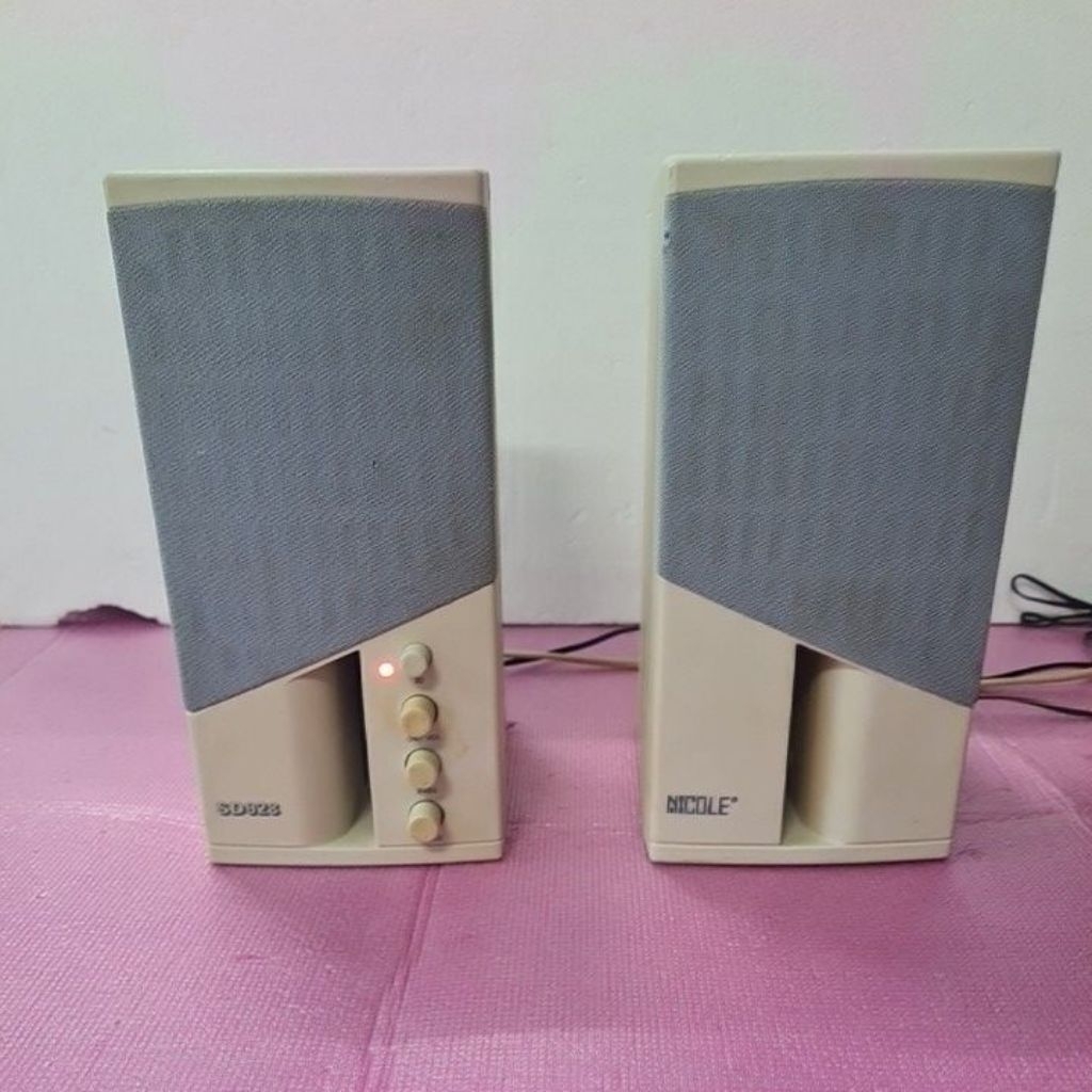 CẶP LOA VI TÍNH  2.0 NICOLE , model: SD-928,ĐÃ GẮN BLUETOOTH 5.0, CỦ LOA ZIN, hàng đã qua sử dụng