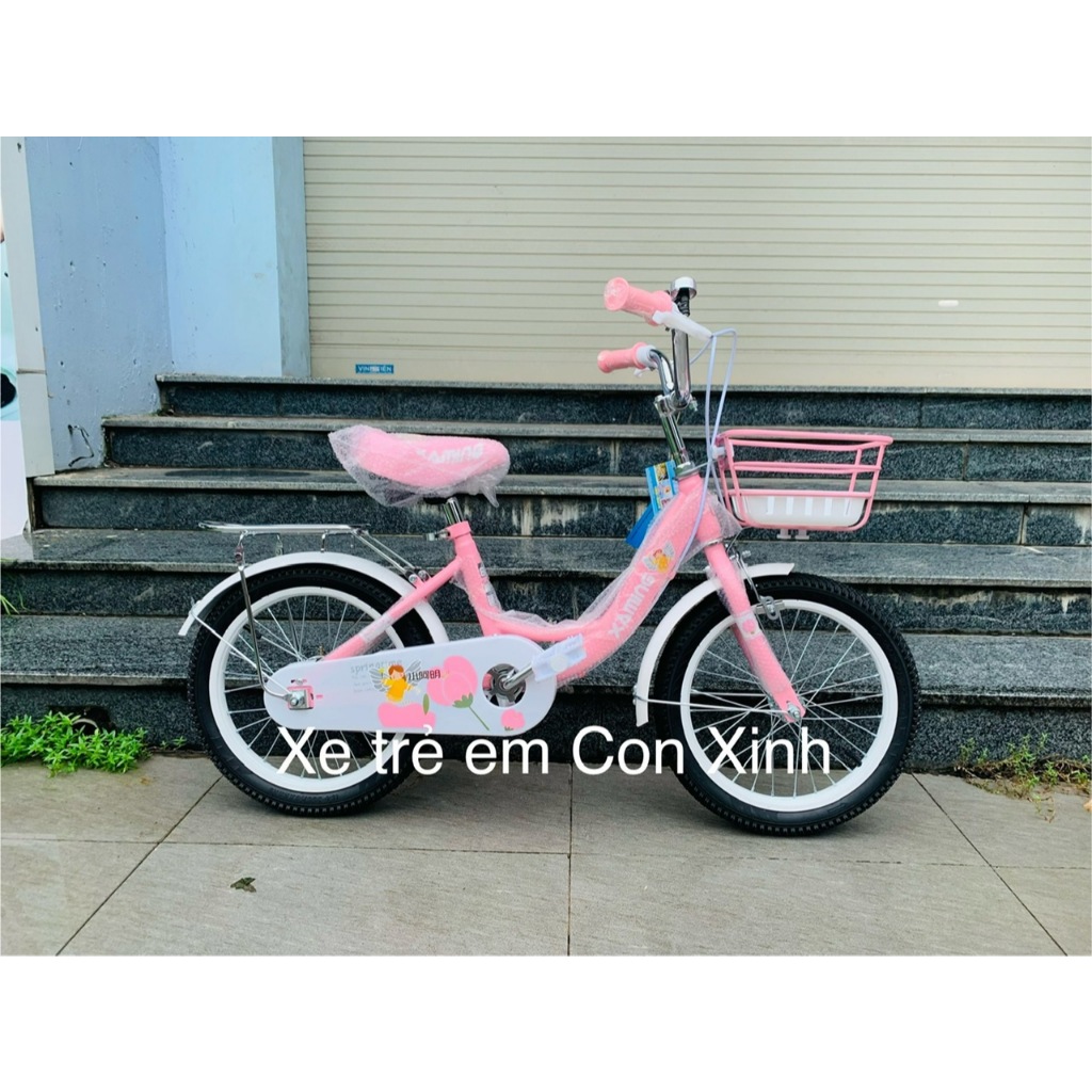 Xe đạp trẻ em Xaming cánh bướm nữ mẫu mới cho bé gái từ 2 đến 10 tuổi
