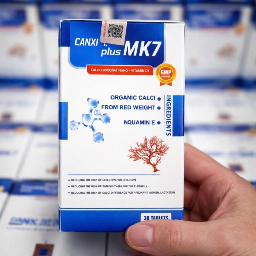 CANXI MK7 D3 K2 – CANXI PLUS MK7 CHO NGƯỜI LỚN, TRẺ EM, MẸ BẦU, XƯƠNG KHỚP