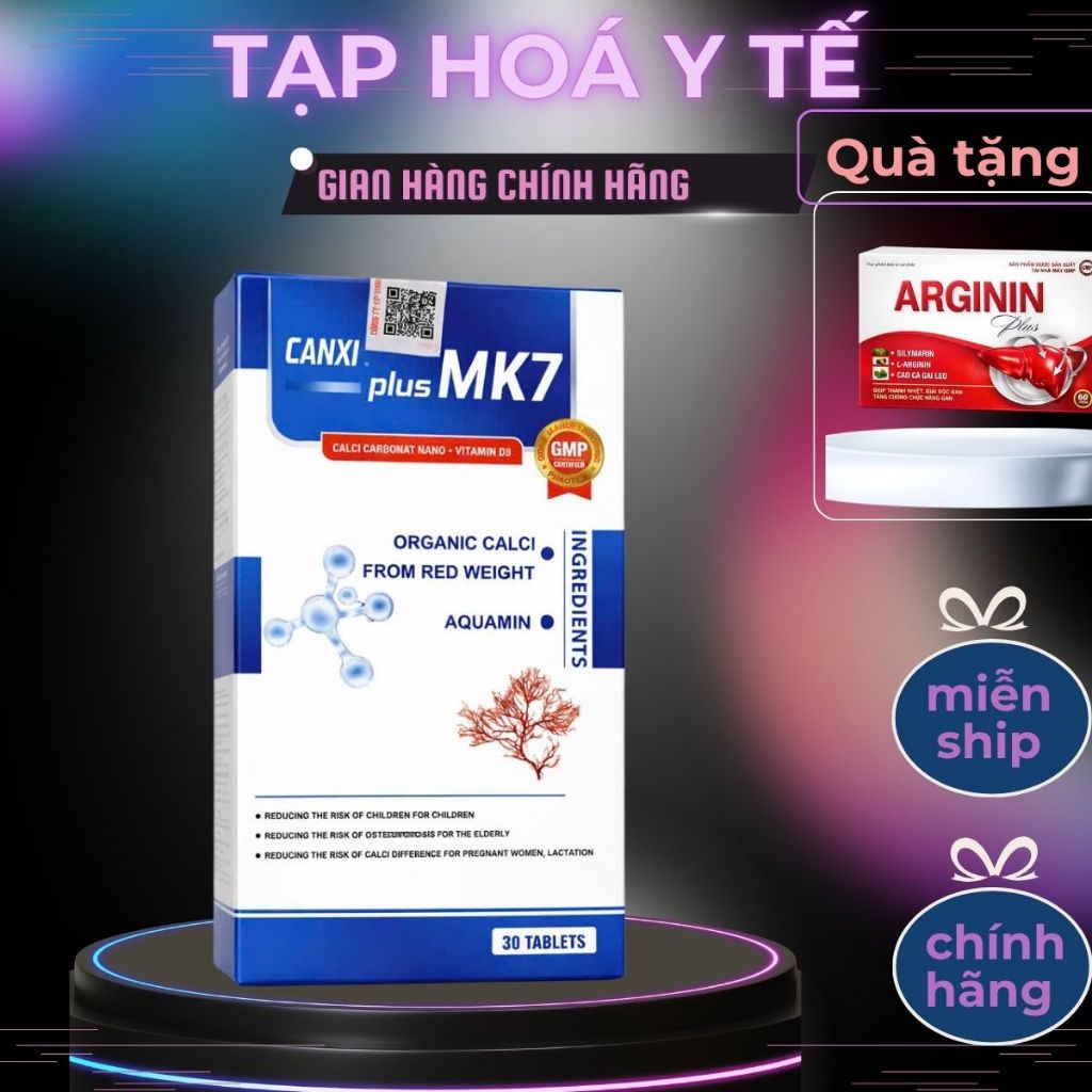 🔥 CANXI PLUS MK7 – BỔ SUNG CANXI THÔNG MINH, XƯƠNG KHỎE MỖI NGÀY 🔥