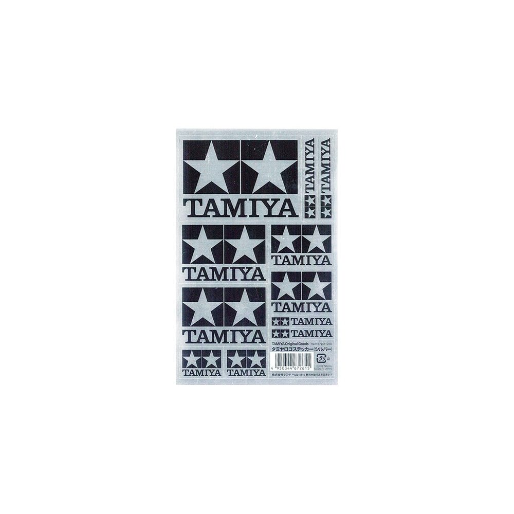 [TAMIYA] 67261 Tamiya Logo Stickers (Silver)