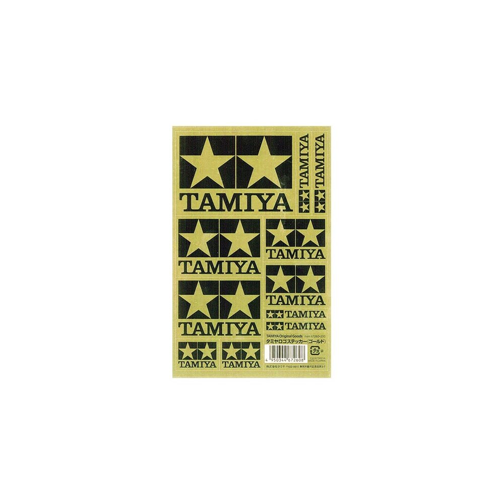 [TAMIYA] 67260 Tamiya Logo Stickers (Gold)