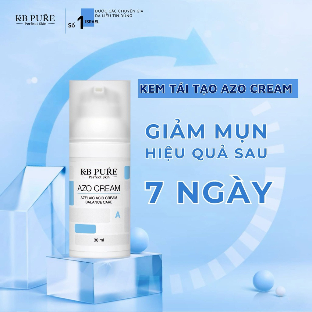 KB PURE AZO CREAM KEM TÁI TẠO CÂN BẰNG GIẢM MỤN