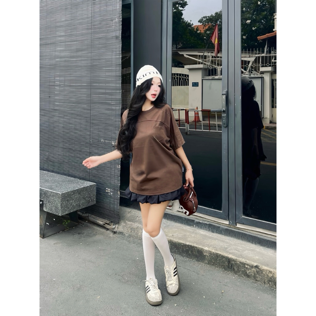 Áo thun boxy, zombie club, DOUBLE SEAM, form rộng nhẹ,couple unisex, cotton 2 chiều 250gsm | BigBuy360 - bigbuy360.vn