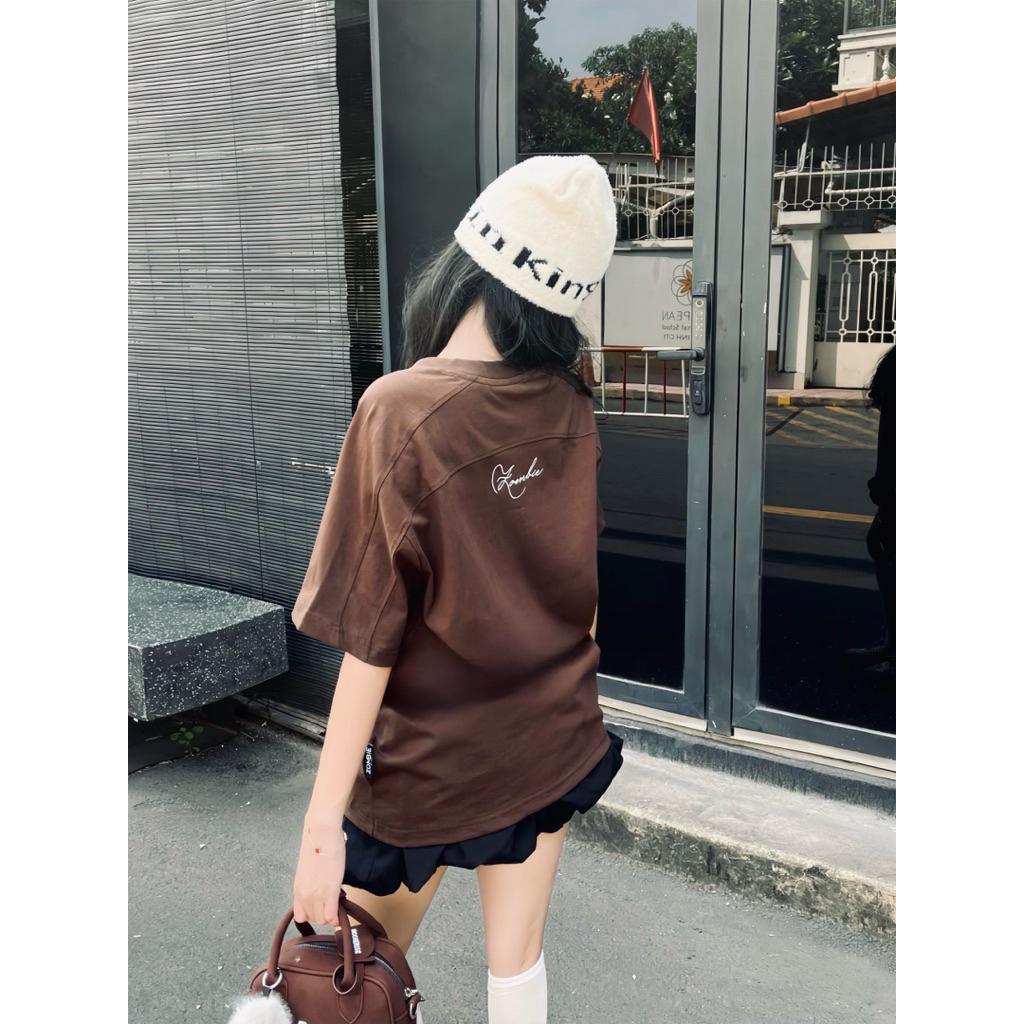 Áo thun boxy, zombie club, DOUBLE SEAM, form rộng nhẹ,couple unisex, cotton 2 chiều 250gsm | BigBuy360 - bigbuy360.vn