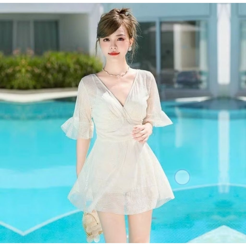 #1(45-60kg) váy bơi nữ , áo bơi nữ big size