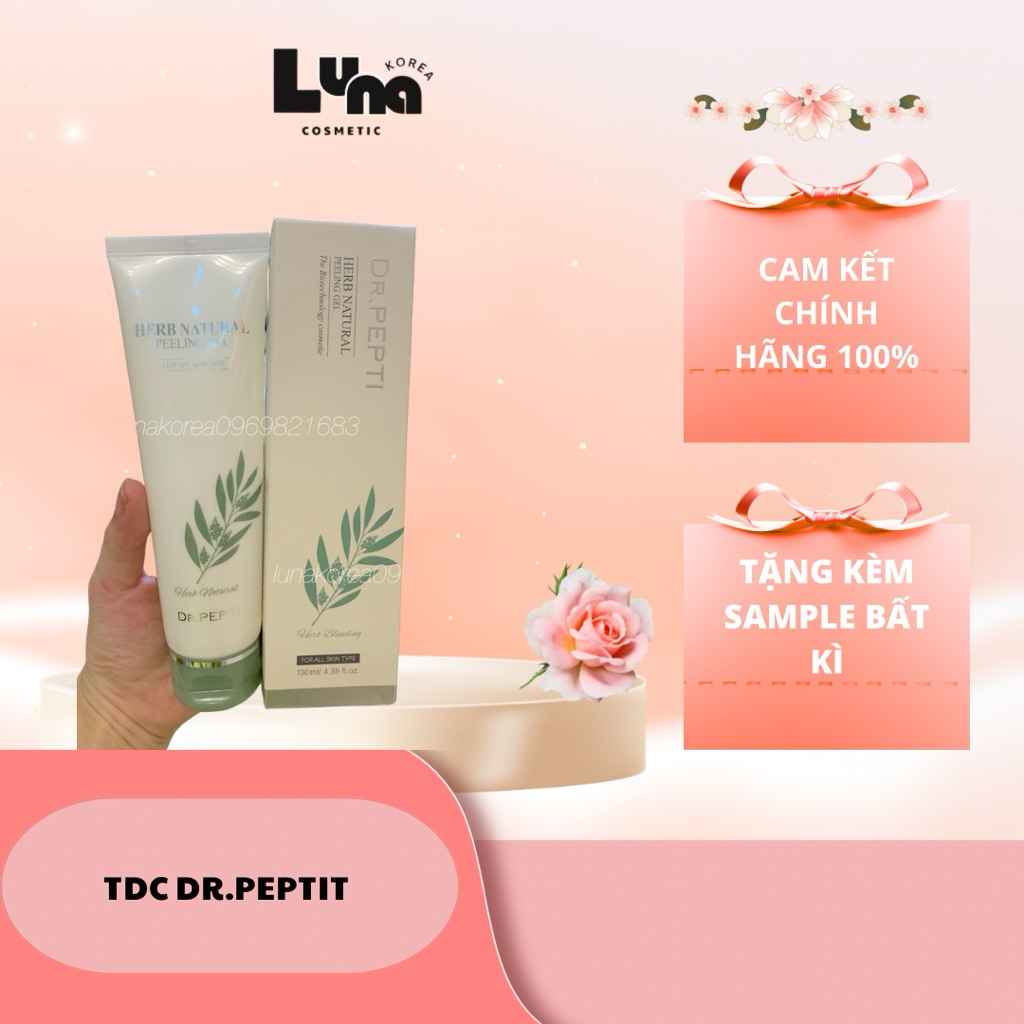 [tặng kèm sample bất kỳ] Tẩy Da Chết Dr.Pepti Peeling Gel – Tẩy Tế Bào Chết Dịu Nhẹ, Làm Mịn Da