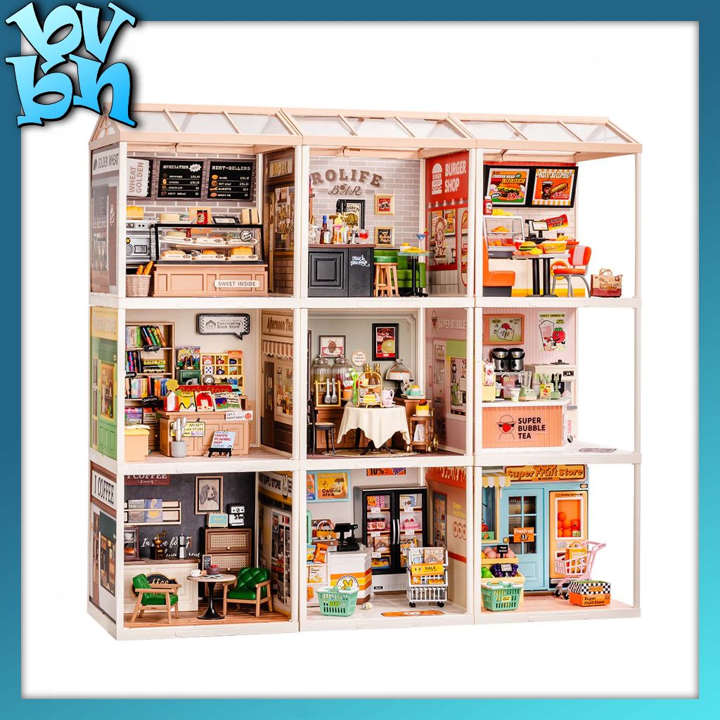 Tổng Hợp Mô Hình Lắp Ghép Nhà Robotime Rolife Super Creator DIY Miniature House