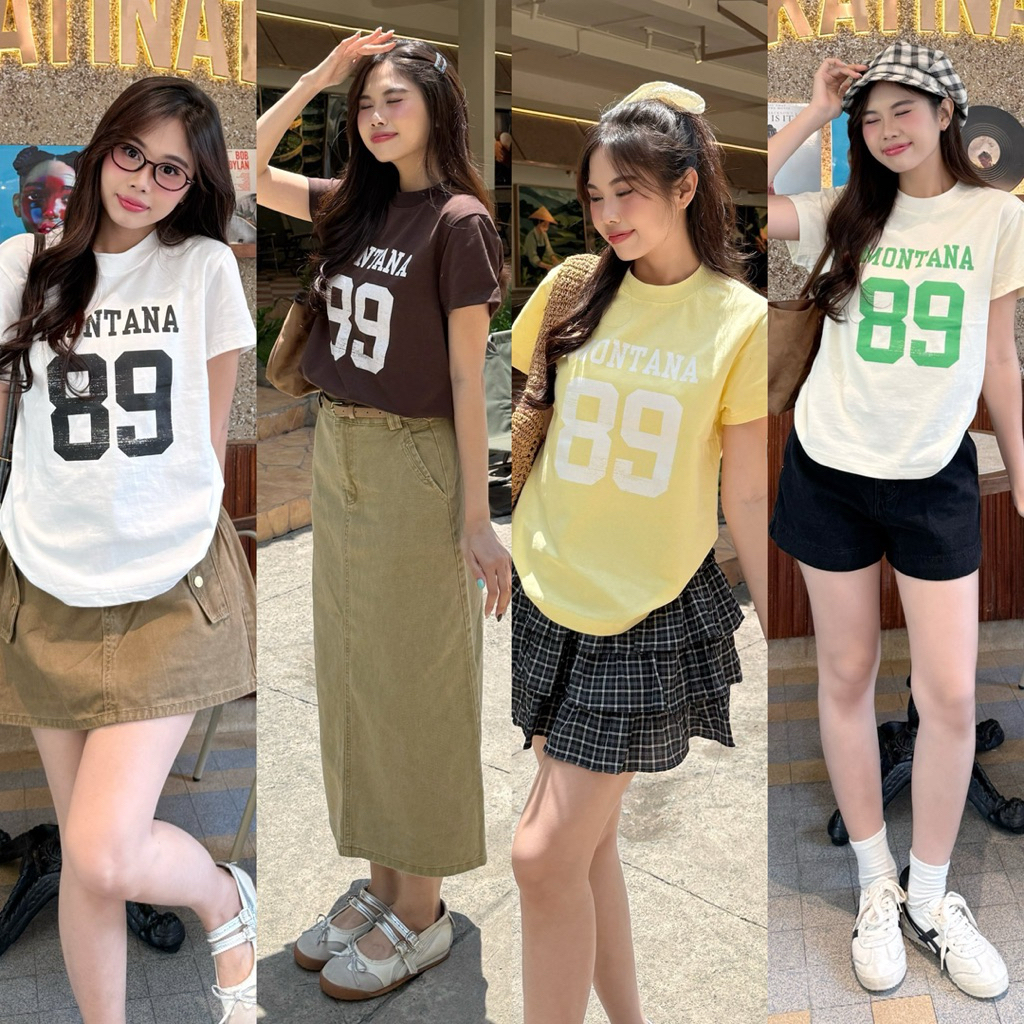 [RÁCH STORE] Áo thun - in chữ MONTANA 89